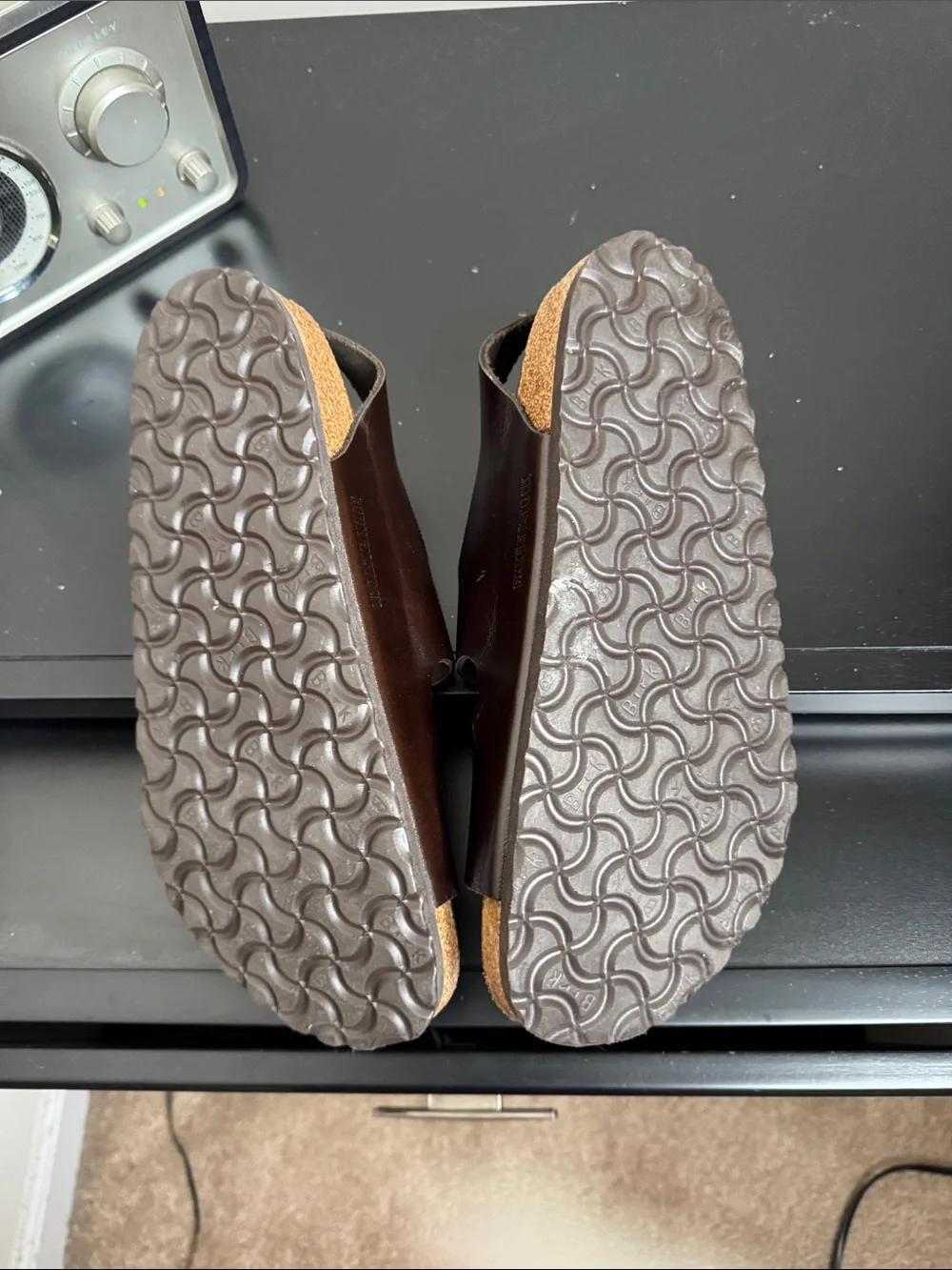 Birkenstock Brown MILANO Leather sandal size 41